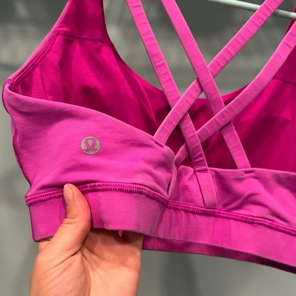 Lululemon Pink Women's Sports Bra - Picture 5 of 7